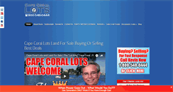 Desktop Screenshot of capecorallots.com