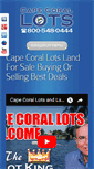 Mobile Screenshot of capecorallots.com